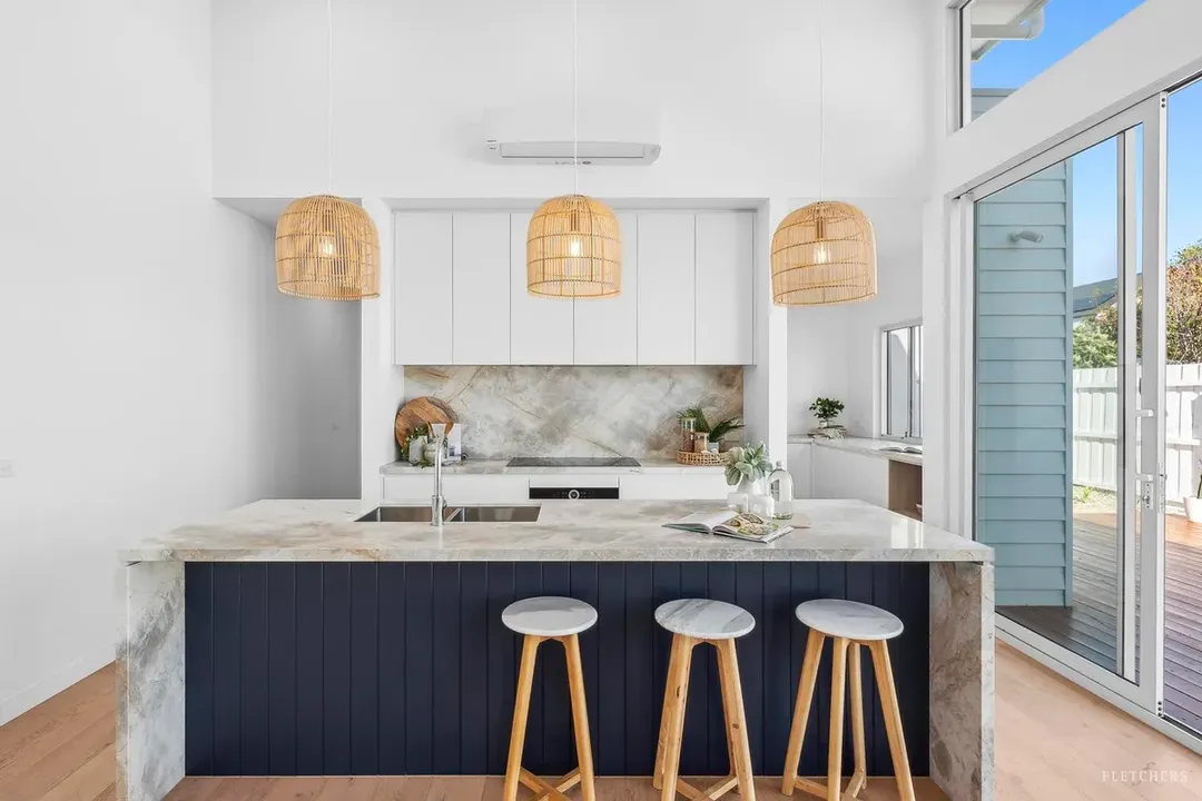 Open plan living with integrated lighting design